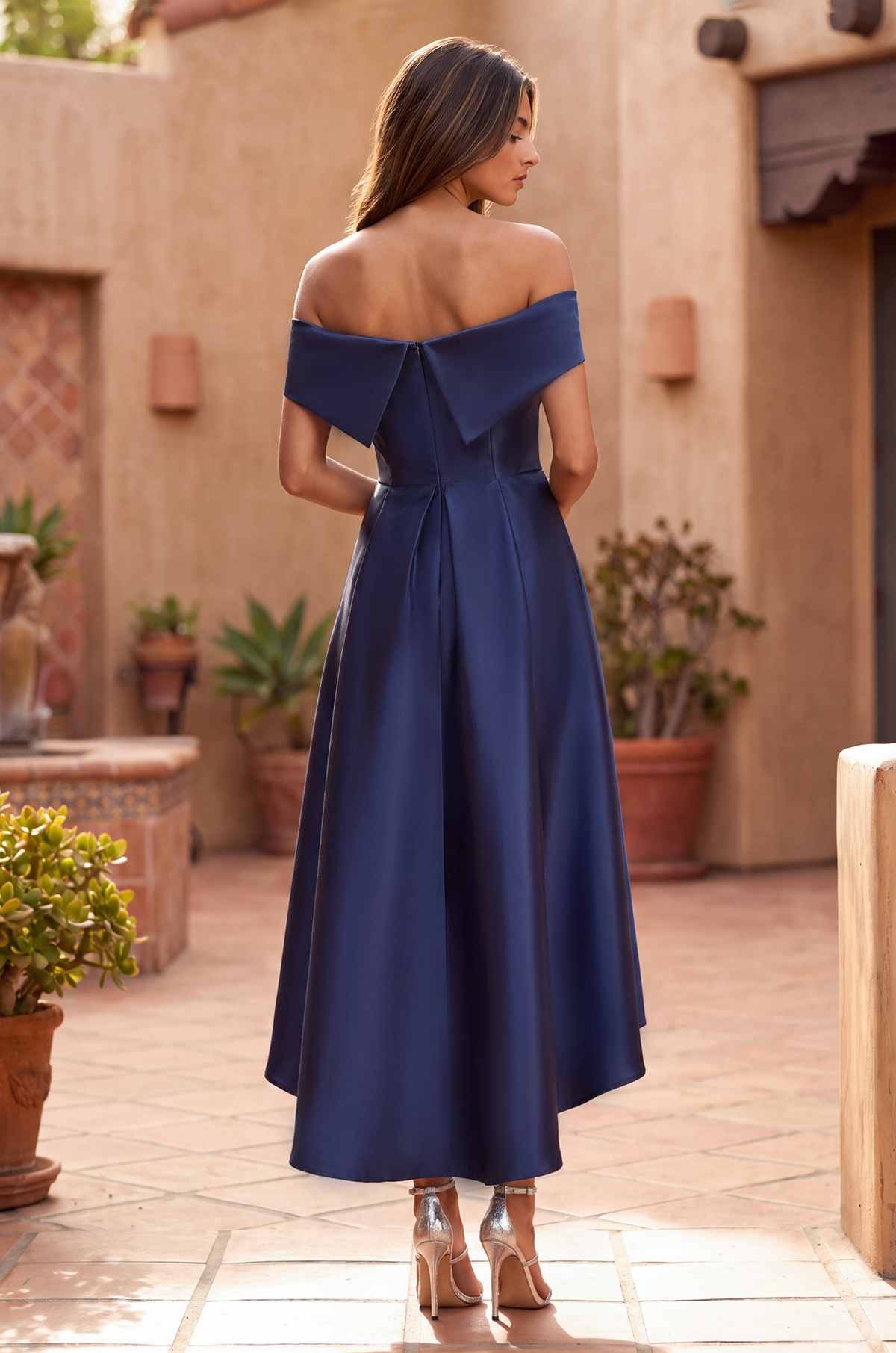 Floor Length Short Formal Cocktail Dress
