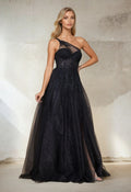 Floor Length Prom One Shoulder Formal Ball Gown