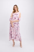 High Low Floral Chiffon Dress Alex Evenings 8175719